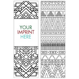 Customized Coloring Bookmark - Patterns