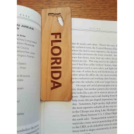 Custom 1.5" x 6" - Florida Hardwood Bookmarks
