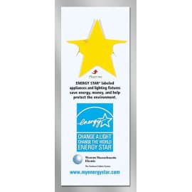 Customized Star Floral Seed Paper Pop-Out Bookmark  Customized Star Floral Seed Paper Pop-Out Bookmark