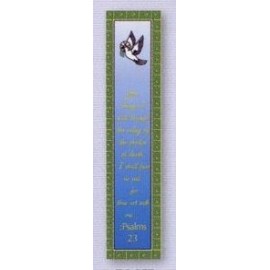 2" x 7" Stock Psalms 23 Full-Color Bookmark with Logo