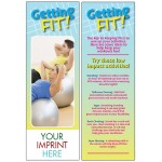 Getting Fit Bookmark Branded
