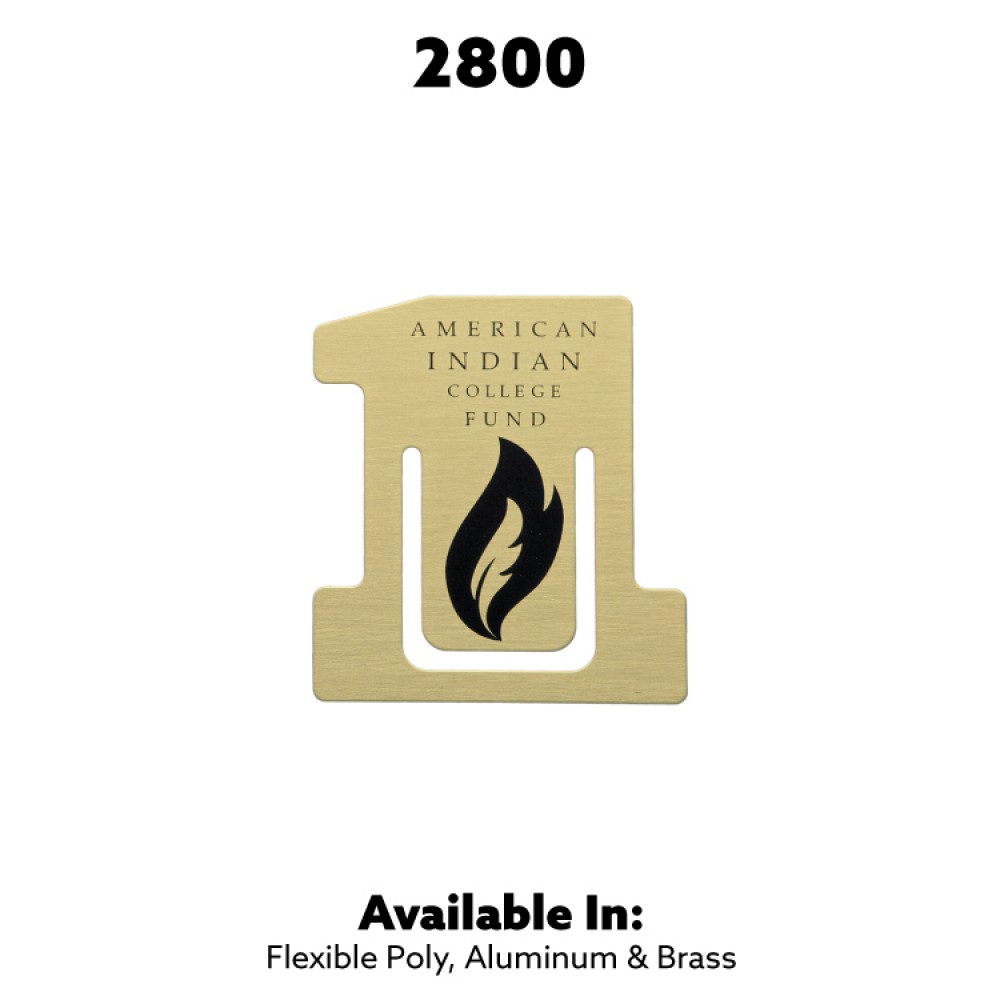 Logo Branded #1 Shaped Bookmark Logo Branded #1 Shaped Bookmark