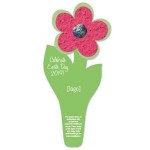 Seed Paper Flower Bookmark - Earth Day with Logo