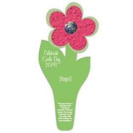 Seed Paper Flower Bookmark with Logo  Seed Paper Flower Bookmark with Logo