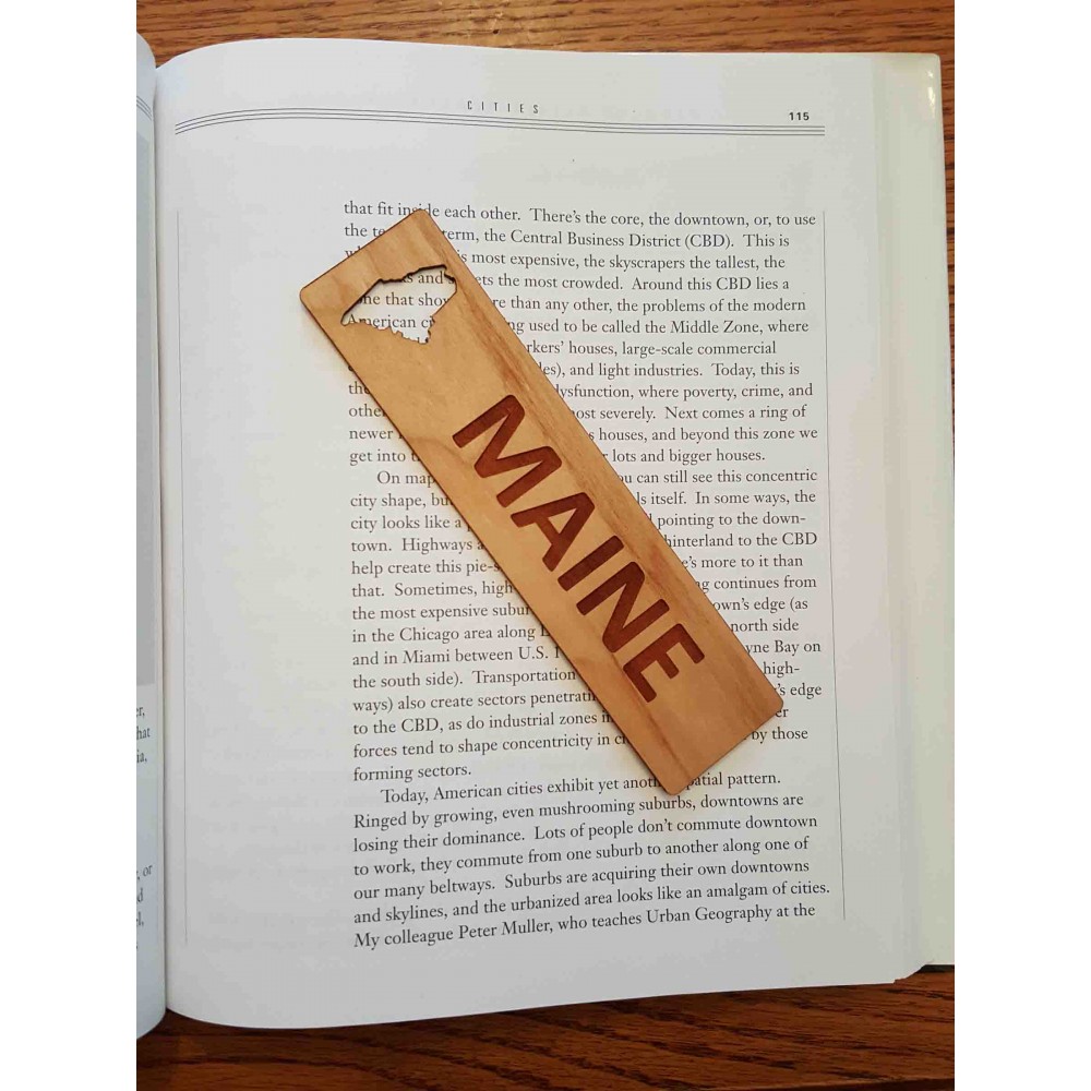 1.5" x 5.75" - Maine Hardwood Bookmarks with Logo 1.5" x 5.75" - Maine Hardwood Bookmarks with Logo