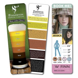 Customized Bookmark - 2.5x8.5 Extra-Thick Laminated - 24 pt.  Customized Bookmark - 2.5x8.5 Extra-Thick Laminated - 24 pt.