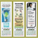Floral Seed Paper Bookmark with Logo
