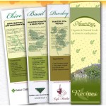 Logo Branded Seeded Paper/Recipe Bookmark Gift Box (Set of 3)