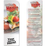 Custom Imprinted Bookmark - Healthy Heart