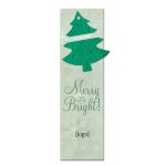 Seed Paper Holiday Shape Bookmark Custom Imprinted