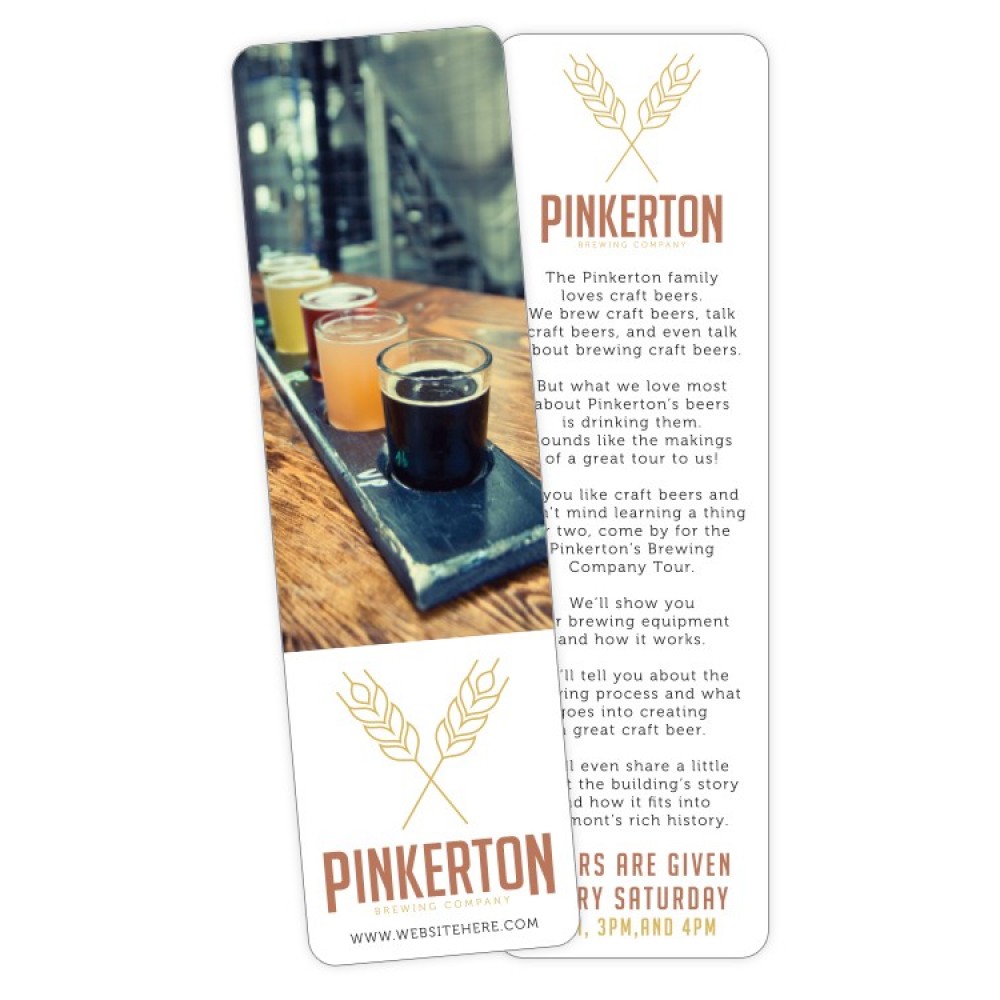 Bookmark - 2.5x8.5 UV-Coated (1S) - 10 pt. with Logo Bookmark - 2.5x8.5 UV-Coated (1S) - 10 pt. with Logo