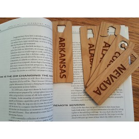 Promotional 1.5" x 5.75" - Arkansas Hardwood Bookmarks