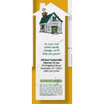 Branded House Floral Seed Paper Stock Die Cut Bookmark