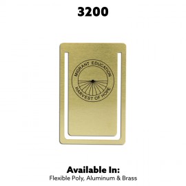 Logo Branded Rectangle Shaped Bookmark