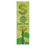 Branded Dollar Sign Seed Shape Bookmark
