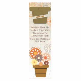 Pot Seed Shape Bookmark with Logo