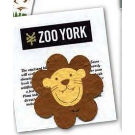 Animarks (Plantable, Seed Paper Page-Savers) - Lion with Logo