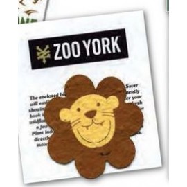 Animarks (Plantable, Seed Paper Page-Savers) - Lion with Logo  Animarks (Plantable, Seed Paper Page-Savers) - Lion with Logo