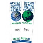 Seed Paper Earth Day Shape Bookmark with Logo