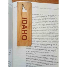1.5" x 6" - Idaho Hardwood Bookmarks with Logo