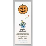 Pumpkin Floral Seed Paper Pop-Out Bookmark with Logo