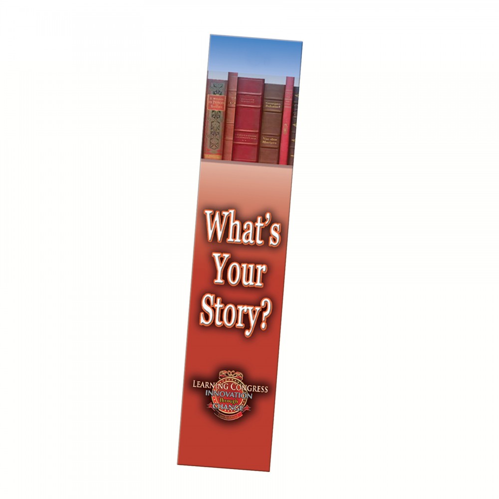 Promotional Offset Printed Bookmark (1"x7")