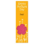 Seed Paper Mother's Day Shape Bookmark Branded