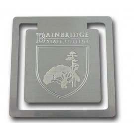 Promotional 2" Custom Etched Enamel Bookmark  Promotional 2" Custom Etched Enamel Bookmark