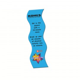 Customized Special Shapes Wave Bookmark (Offset Print)  Customized Special Shapes Wave Bookmark (Offset Print)
