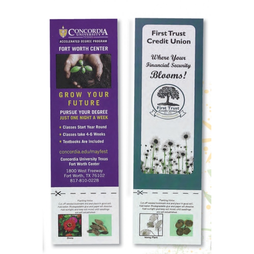 Bookmark w/ Seeds with Logo