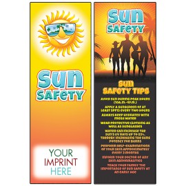 Logo Branded Sun Safety Bookmark  Logo Branded Sun Safety Bookmark