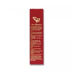 2"x8" Stock Prayer Ribbon "The Difference" Bookmark with Logo