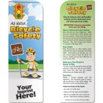 Custom Imprinted Bookmark - Bicycle Safety