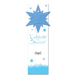 Customized Seed Paper Holiday Shape Bookmark - Design C