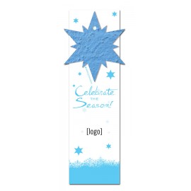 Promotional Seed Paper Holiday Shape Bookmark