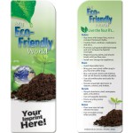 Bookmark - My Eco-Friendly World Logo Printed