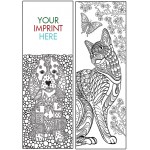 Coloring Bookmark - Animals Branded