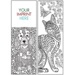 Coloring Bookmark - Animals with Logo
