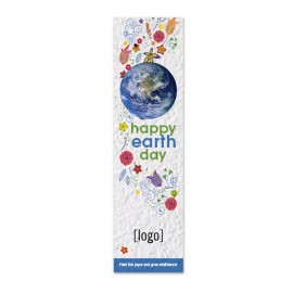 Promotional Small Seed Paper Earth Day Bookmark