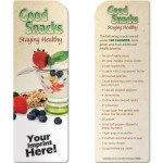 Bookmark - Good Snacks: Staying Healthy Custom Imprinted