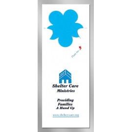 Promotional Flower Floral Seed Paper Pop Out Bookmark