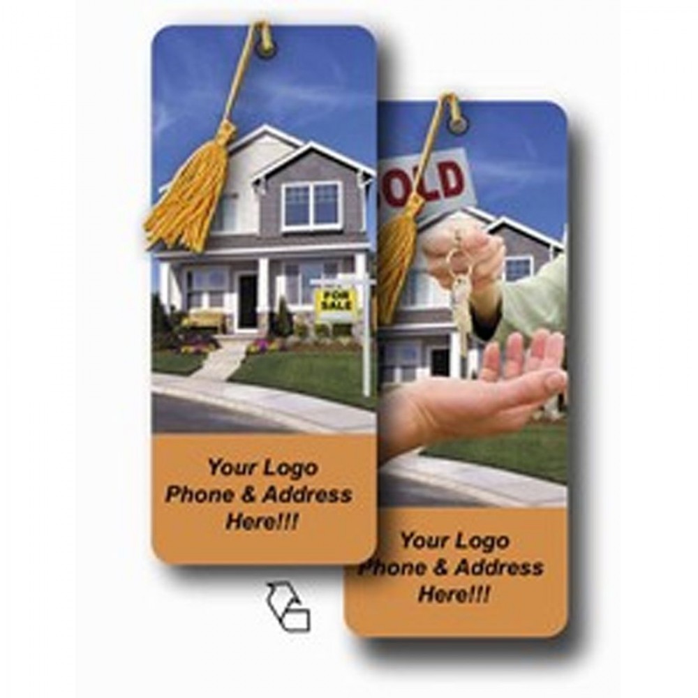 3D Lenticular Magnetic Bookmark - Stock (House) Logo Printed 3D Lenticular Magnetic Bookmark - Stock (House) Logo Printed