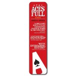 Bookmark - 1.25x5 Laminated Rectangle Shape - 14 pt. with Logo