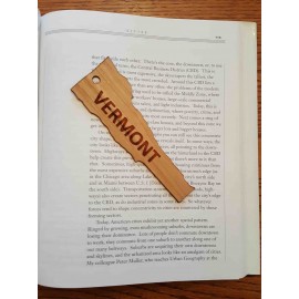 Customized 1.5" x 5.75" - Vermont Hardwood Bookmarks