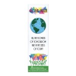 Custom Bookmark w/Seeded Earth shape