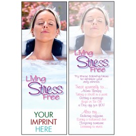 Personalized Living Stress Free Bookmark