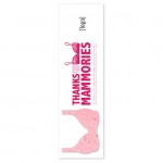 Breast Cancer Awareness Seed Paper Shape Bookmark Custom Imprinted
