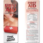 Logo Printed Bookmark - First Aid: Quick Reference