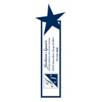 Digital Printed Special Shapes Star Top Bookmark Custom Imprinted