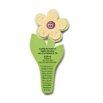 Seed Paper Flower Bookmark with Logo